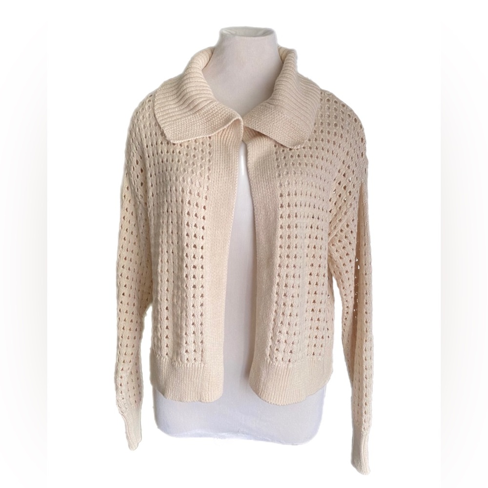 Woven Cream Sweater Cardigan from Universal Thread | New With Tags | Women’s L